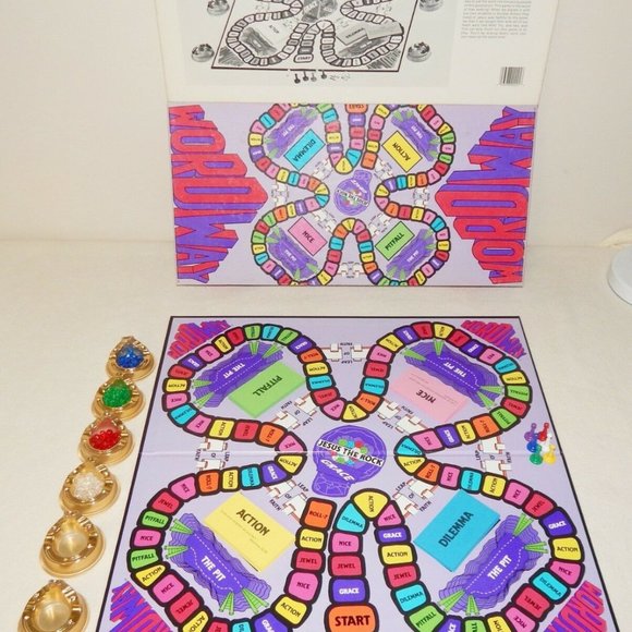 Wordway Bible Board Game Vtg 1988 Ages 9+